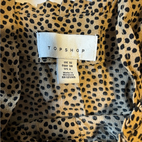 Topshop polka dot button tank - Picture 3 of 3